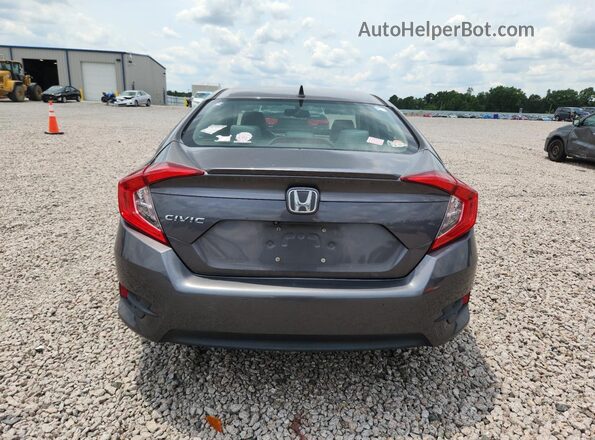 JHMFC1F33JX000445 2018 HONDA CIVIC Gray Вид ззаду