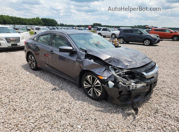 JHMFC1F33JX000445 2018 HONDA CIVIC Gray Передня права чверть