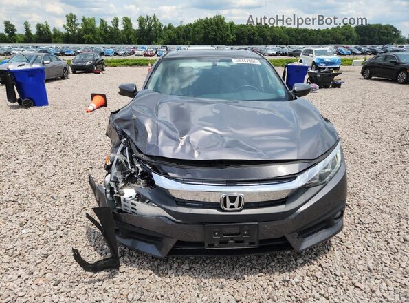 JHMFC1F33JX000445 2018 HONDA CIVIC Gray Вид спереду