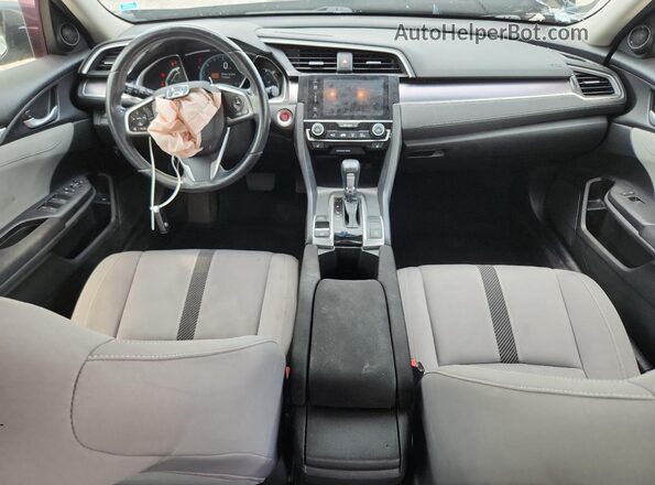JHMFC1F33JX000445 2018 HONDA CIVIC Gray Вид панелі приладів