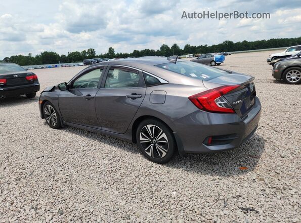 JHMFC1F33JX000445 2018 HONDA CIVIC Gray Задня ліва чверть