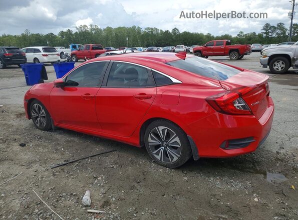 JHMFC1F34JX003595 2018 HONDA CIVIC Красный Задняя левая четверть