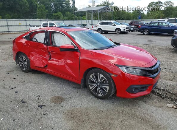 JHMFC1F34JX003595 2018 HONDA CIVIC Красный Передняя правая четверть