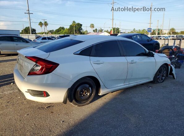 JHMFC1F34KX007440 2019 HONDA CIVIC White Trasero derecho