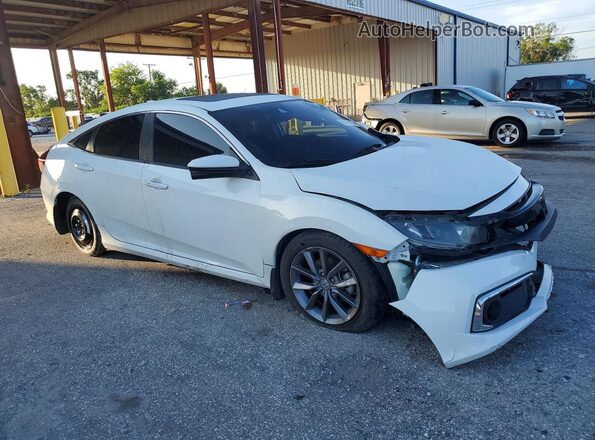 JHMFC1F34KX007440 2019 HONDA CIVIC White Delantero derecho