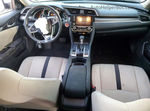 JHMFC1F34KX007440 2019 HONDA CIVIC White Vista del salpicadero
