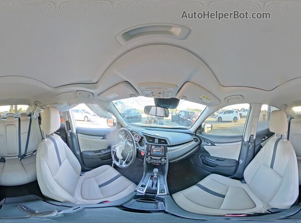 JHMFC1F34KX007440 2019 HONDA CIVIC White Vista interior de 360 grados