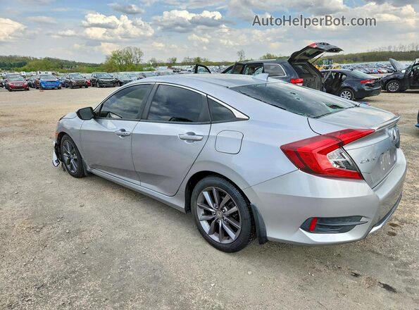 JHMFC1F34KX007857 2019 HONDA CIVIC Silver უკანა მარცხენა