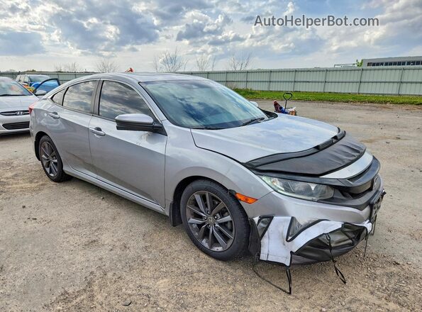 JHMFC1F34KX007857 2019 HONDA CIVIC Silver წინა მარჯვენა