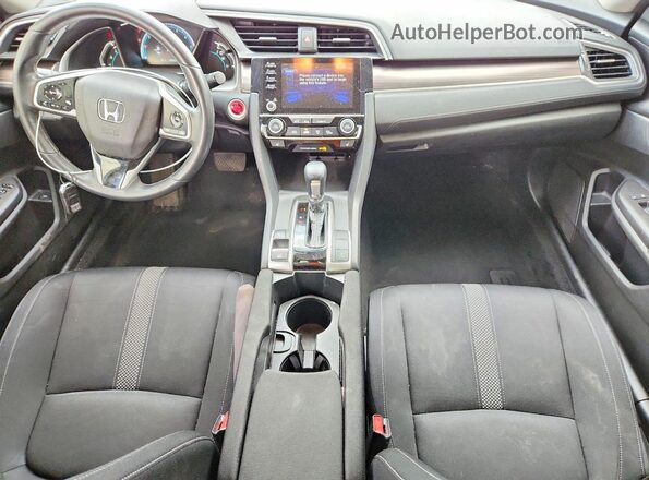 JHMFC1F34KX007857 2019 HONDA CIVIC Silver წინა პანელის ხედი