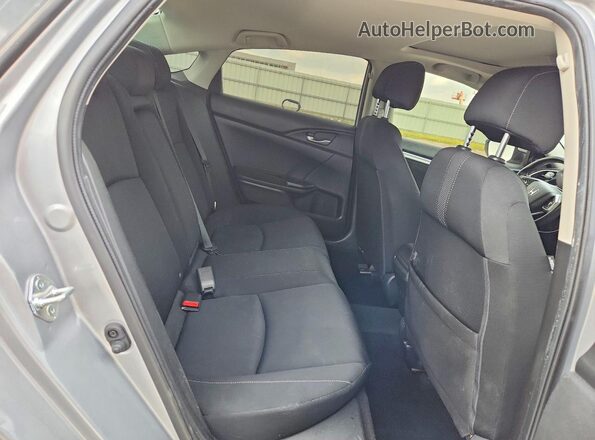 JHMFC1F34KX007857 2019 HONDA CIVIC Silver უკანა სავარძლების ხედი