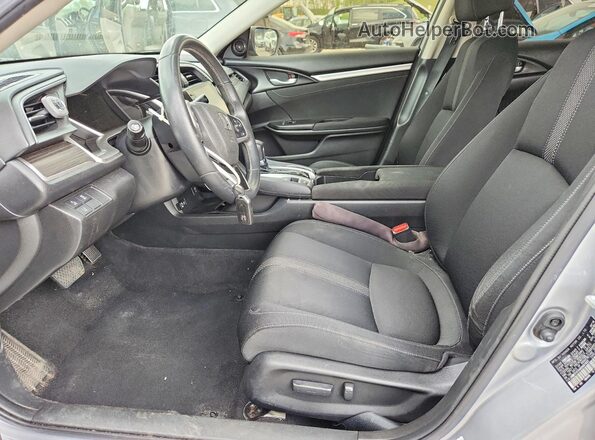 JHMFC1F34KX007857 2019 HONDA CIVIC Silver წინა სალონის ხედი