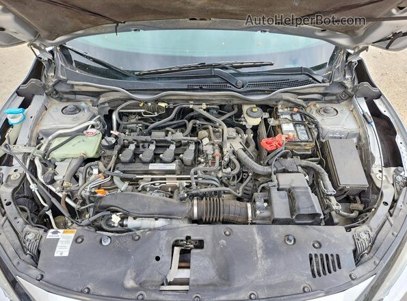 JHMFC1F34KX007857 2019 HONDA CIVIC Silver უკანა სალონის ხედი