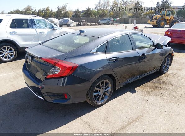 JHMFC1F34KX014002 2019 HONDA CIVIC Gray უკანა მარჯვენა