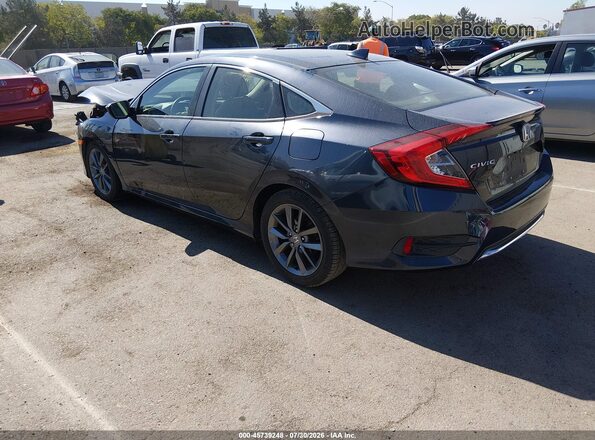 JHMFC1F34KX014002 2019 HONDA CIVIC Gray უკანა მარცხენა