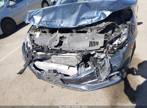 JHMFC1F34KX014002 2019 HONDA CIVIC Gray წინა ხედი