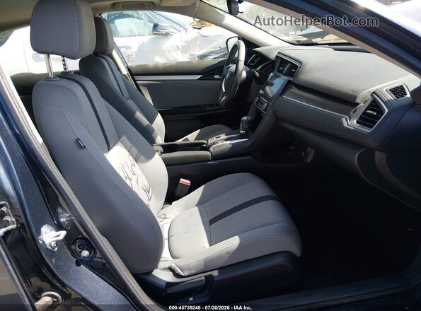 JHMFC1F34KX014002 2019 HONDA CIVIC Gray წინა სალონის ხედი