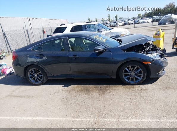 JHMFC1F34KX014002 2019 HONDA CIVIC Gray 
