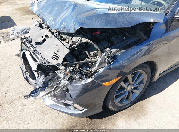 JHMFC1F34KX014002 2019 HONDA CIVIC Gray ხელსაწყოთა პანელის ხედი