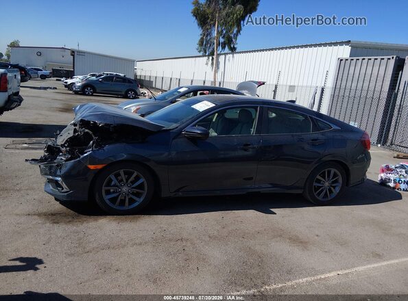 JHMFC1F34KX014002 2019 HONDA CIVIC Gray 