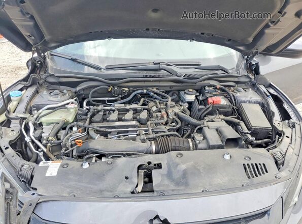JHMFC1F34KX014274 2019 HONDA CIVIC Gray Սալոնի հետևի տեսք