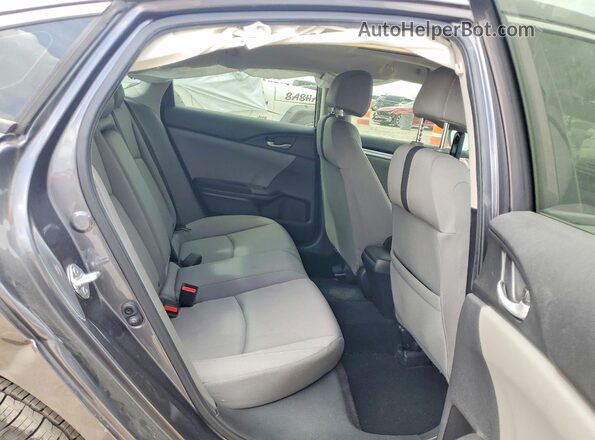 JHMFC1F34KX014274 2019 HONDA CIVIC Gray Հետևի նստատեղերի տեսք