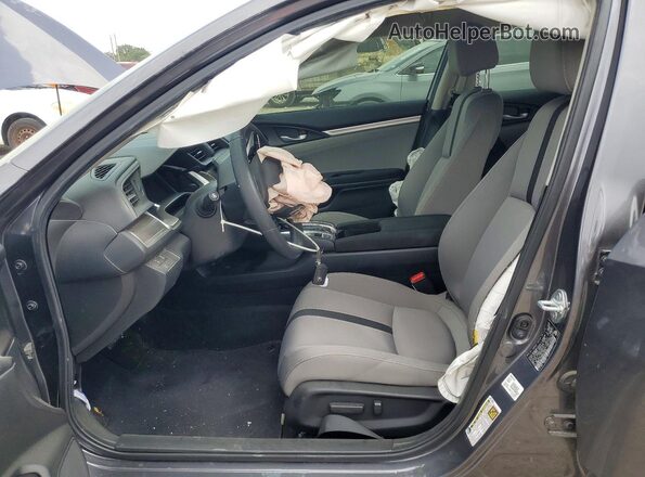JHMFC1F34KX014274 2019 HONDA CIVIC Gray Սալոնի դիմացի տեսք