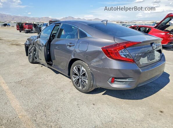 JHMFC1F35JX001757 2018 HONDA CIVIC Charcoal Trasero izquierdo