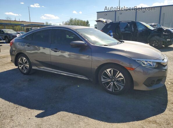 JHMFC1F35JX001757 2018 HONDA CIVIC Charcoal Delantero derecho