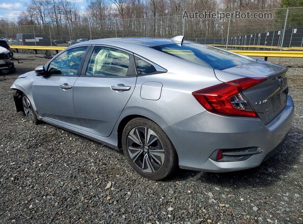 JHMFC1F35JX017537 2018 HONDA CIVIC Silver Trasero izquierdo