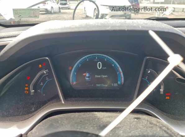 JHMFC1F35JX017537 2018 HONDA CIVIC Silver Vista del cuadro de instrumentos