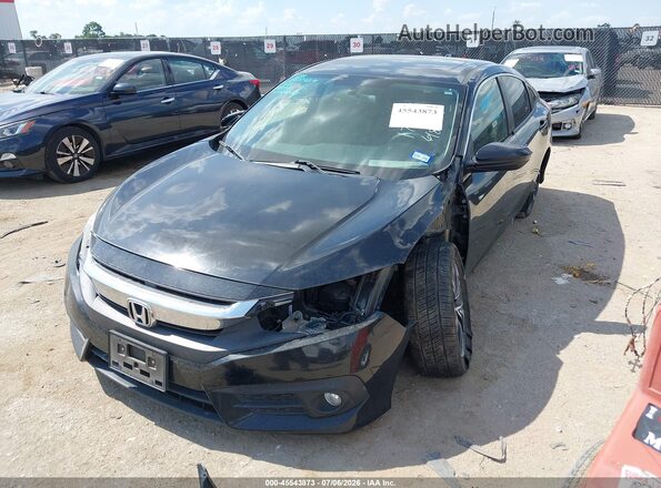 JHMFC1F35JX026609 2018 HONDA CIVIC Black Առջևի ձախ երեք քառորդ տեսարան