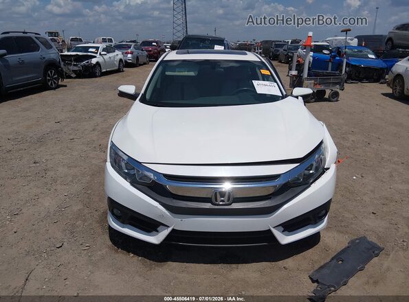 JHMFC1F35JX029803 2018 HONDA CIVIC White Widok zestawu wskaźników