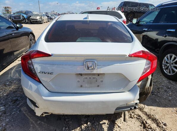 JHMFC1F35KX001517 2019 HONDA CIVIC White Vista trasera
