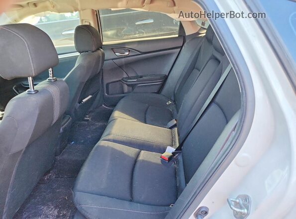 JHMFC1F35KX001517 2019 HONDA CIVIC White Vista de los asientos traseros