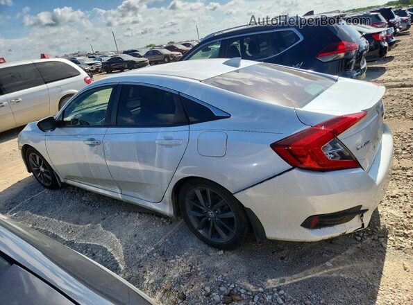 JHMFC1F35KX001517 2019 HONDA CIVIC White Trasero izquierdo