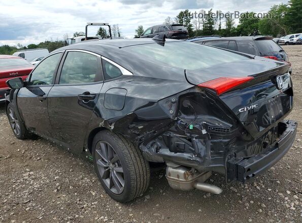 JHMFC1F35KX006085 2019 HONDA CIVIC Black Հետևի ձախ
