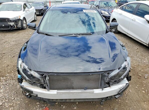 JHMFC1F35KX006085 2019 HONDA CIVIC Black Դիմացի տեսք