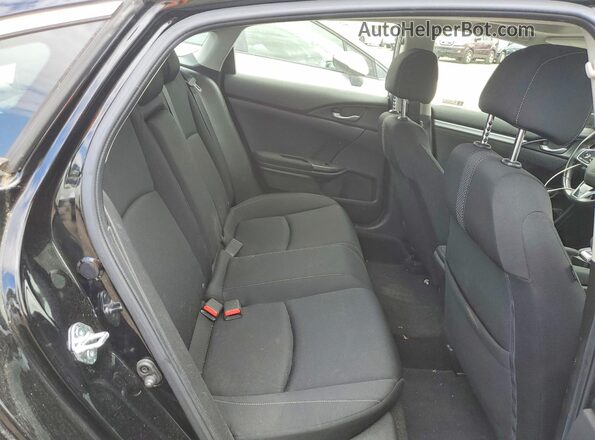 JHMFC1F35KX006085 2019 HONDA CIVIC Black Հետևի նստատեղերի տեսք
