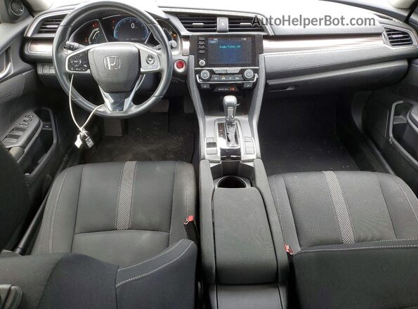 JHMFC1F35KX006085 2019 HONDA CIVIC Black Առջևի վահանակի տեսք