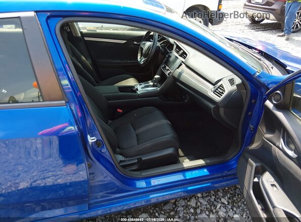 JHMFC1F36JX040602 2018 HONDA CIVIC Синий Вид салона спереди