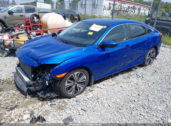 JHMFC1F36JX040602 2018 HONDA CIVIC Синий Передняя левая четверть