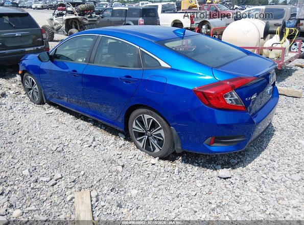 JHMFC1F36JX040602 2018 HONDA CIVIC Синий Задняя левая четверть