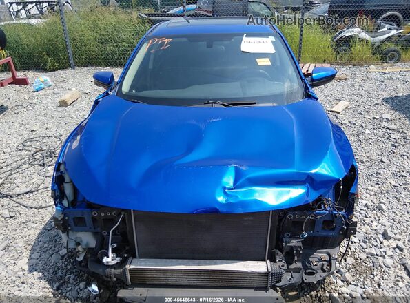 JHMFC1F36JX040602 2018 HONDA CIVIC Blue Вид задньої частини салону