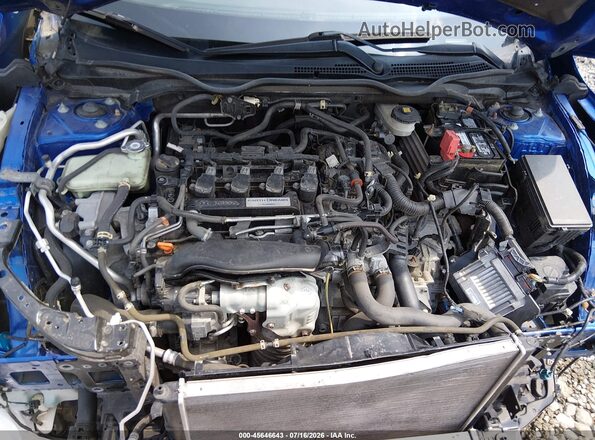 JHMFC1F36JX040602 2018 HONDA CIVIC Blue Вид ззаду