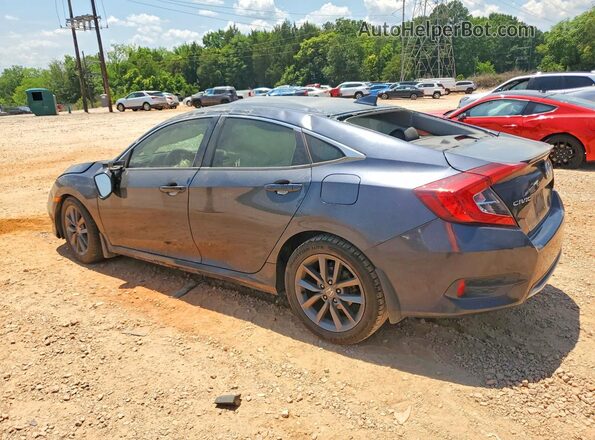 JHMFC1F36KX000859 2019 HONDA CIVIC Blue Հետևի ձախ