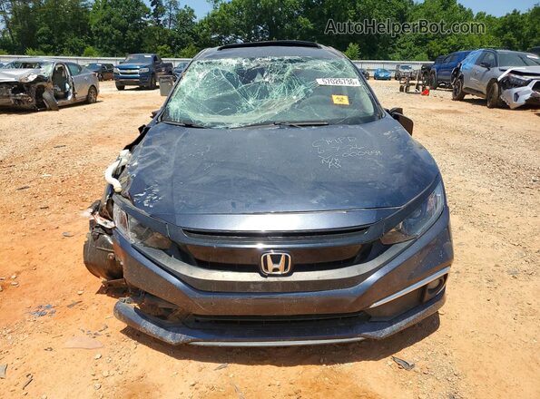 JHMFC1F36KX000859 2019 HONDA CIVIC Blue Դիմացի տեսք