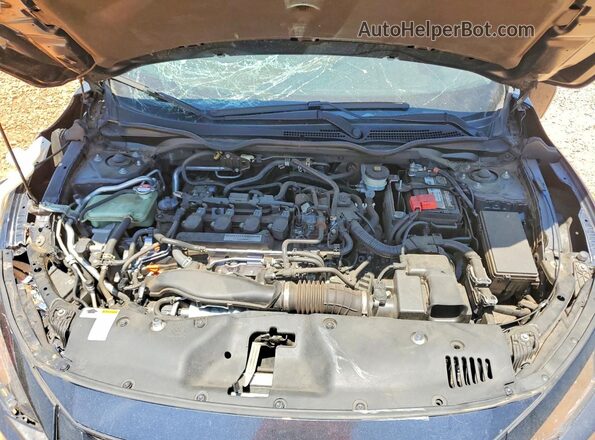 JHMFC1F36KX000859 2019 HONDA CIVIC Blue Սալոնի հետևի տեսք