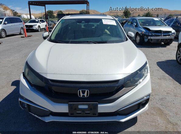JHMFC1F36KX002790 2019 HONDA CIVIC White ხელსაწყოთა პანელის ხედი