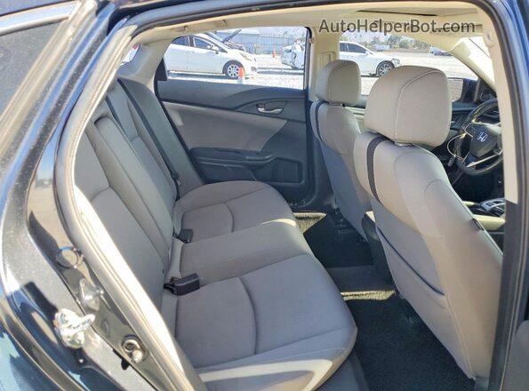 JHMFC1F36KX008394 2019 HONDA CIVIC Blue უკანა სავარძლების ხედი